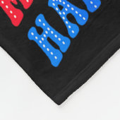 Groovy Merry Chrismukkah Happy Christmas Hanukkah  Fleecedecke (Ecke)