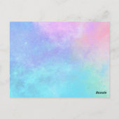 Groovy Merry Christmas Postkarte (Rückseite)