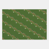 Groovy Merry Christmas Tree Bubble Letters Geschenkpapier Set (Vorderseite 2)