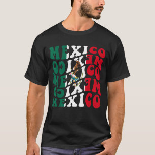 Groovy Mexico Pride Independence Day 2022 Mexikane T-Shirt