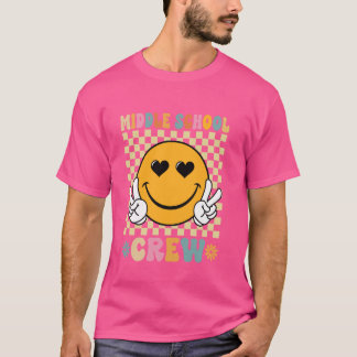 Groovy Middle School Crew zurück zur Schule T-Shirt