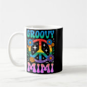 Groovy Mimi Floral Hipe Funny Mother's Day Mom Wom Kaffeetasse (Links)