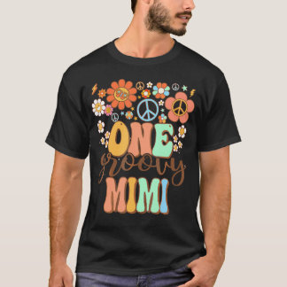 Groovy Mimi Oma Birthday Matching Family Party T-Shirt