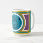 Groovy Mod Aquarias Zodiac Tasse (VorderseiteRechts)