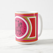 Groovy Mod Aries Zodiac Tasse (VorderseiteRechts)