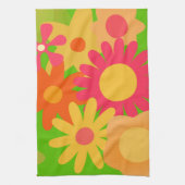 Groovy Mod floral Küchentuch (Vertikal)