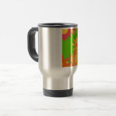 Groovy Mod floral Reisebecher (Vorderseite Links)