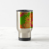 Groovy Mod floral Reisebecher (Mittel)