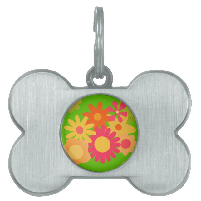 Groovy Mod floral Tiermarke (Vorderseite)