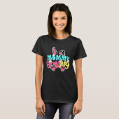 Groovy Mommy Bunny  Happy Easter Mother's Day 2023 T-Shirt (Vorne ganz)