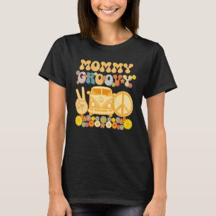 Groovy Mommy Retro Matching Family Baby Dusche Mot T-Shirt