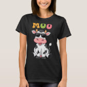 Groovy Moo Cow - Funny Farmer Cow Men Women Kids B T-Shirt (Vorderseite)