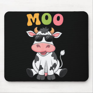 Groovy Moo Kuh - Lustige Bauer Kuh Männer Frauen K Mousepad