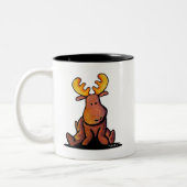 Groovy Moose Zwei-Tone-Kaffee-Tasse Zweifarbige Tasse (Links)