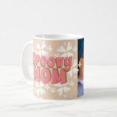 Groovy Mother's Day Mama Daisy Foto Kaffee Tasse (Vorderseite Links)