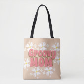Groovy Mother's Day Mama Daisy Tote Bag Tasche (Vorderseite)