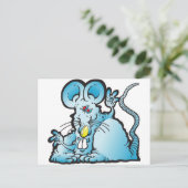 Groovy Mouse Postkarte (Stehend Vorderseite)