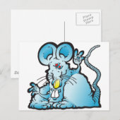 Groovy Mouse Postkarte (Vorne/Hinten)