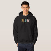 Groovy MSW Master of Social Work Hoodie (Vorne ganz)