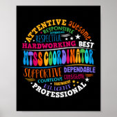 Groovy Mtss Coordinator School Counselor School Ps Poster (Vorne)