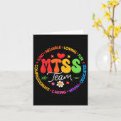 Groovy Mtss Team Coach School Counselor School Psy Karte (Gelbe Blume)