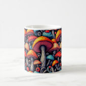 Groovy Mushroom Magic Retro Tasse (Mittel)