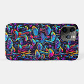 Groovy Mushrooms Pattern Case-Mate iPhone Hülle (Rückseite (Horizontal))