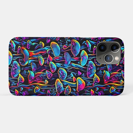 Groovy Mushrooms Pattern Case-Mate iPhone Hülle (Rückseite (Horizontal))