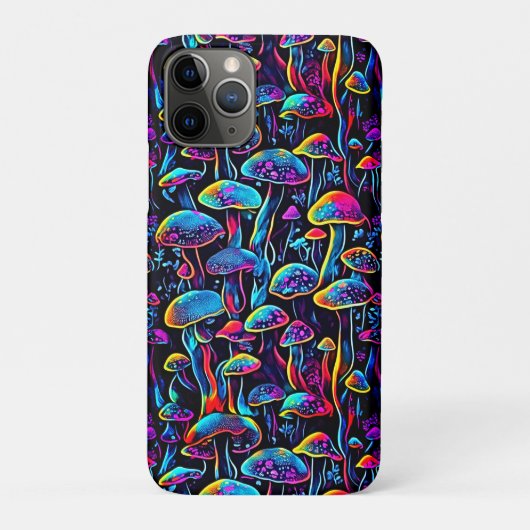 Groovy Mushrooms Pattern Case-Mate iPhone Hülle (Rückseite)