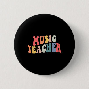 Groovy Music Teacher Team Lehrer zurück zur Schule Button