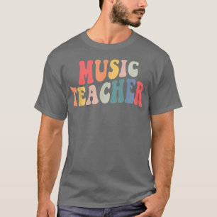 Groovy Music Teacher Team Lehrer zurück zur Schule T-Shirt