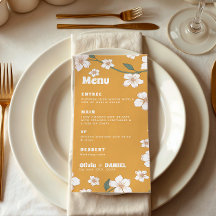 Groovy Mustard Floral Wedding