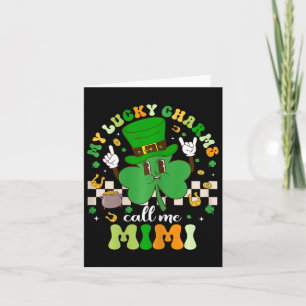 Groovy My Lucky Charms nennen mich Mimi St Patrick Karte