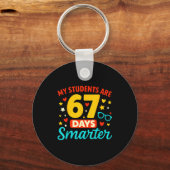 Groovy My Students Are 67 Days Smarter 67 Meme For Schlüsselanhänger (Vorderseite)