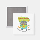 Groovy Mystery Machine Diagnostics Labrador Tech L Magnet (Vorderseite/Rückseite)