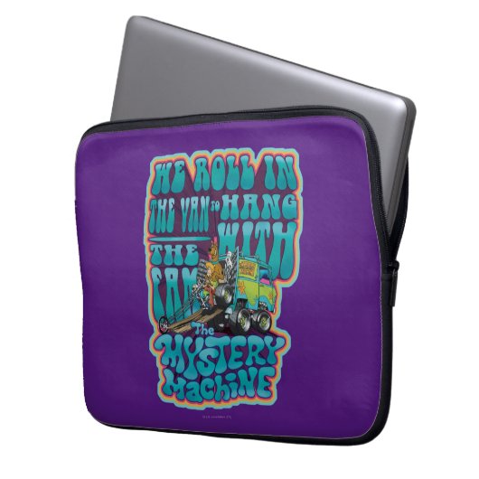 Groovy Mystery Machine Fam Graphic Laptopschutzhülle (Vorderseite Links)