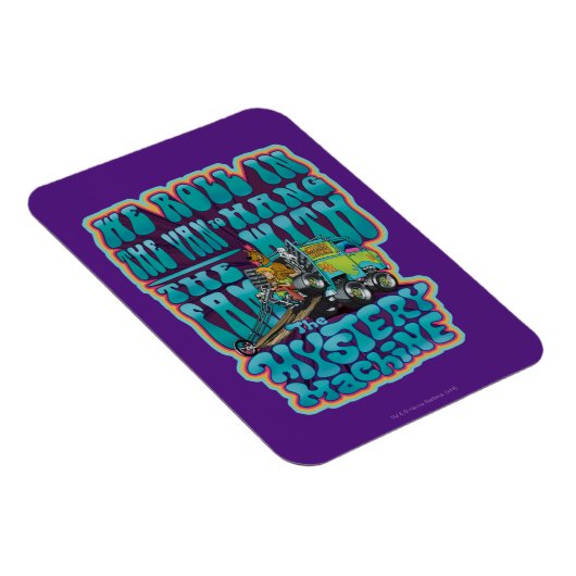 Groovy Mystery Machine Fam Graphic Magnet (Rechte Seite)