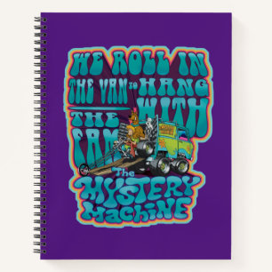 Groovy Mystery Machine Fam Graphic Notizblock