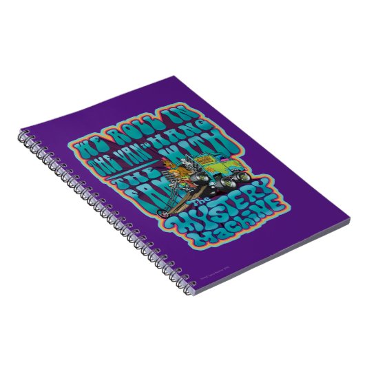 Groovy Mystery Machine Fam Graphic Notizblock (Rechte Seite)