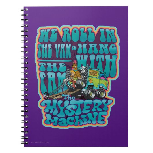 Groovy Mystery Machine Fam Graphic Notizblock (Vorderseite)