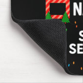 Groovy Naughty Six Seven 67 Christmas Family Xmas Mousepad (Ecke)