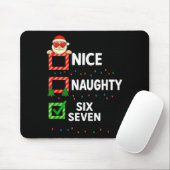 Groovy Naughty Six Seven 67 Christmas Family Xmas Mousepad (Mit Mouse)
