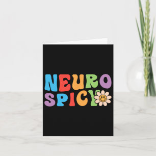 Groovy Neurospicy - Neurodivergent Adhäd Asd Autis Karte