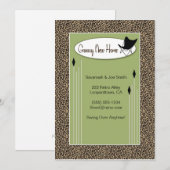 Groovy New Zuhause Moving Ankündigung (Vorne/Hinten)