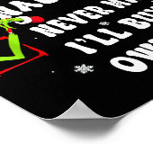 Groovy Nice Naughty Never Mind I'll Buy My Own Stu Poster (Ecke)