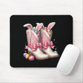 Groovy Niedlich Easter Eggs Boots Western Cowboy H Mousepad (Mit Mouse)