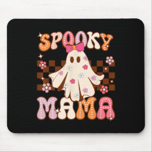 Groovy Niedlich Ghost Spooky Mama Halloween Costum Mousepad