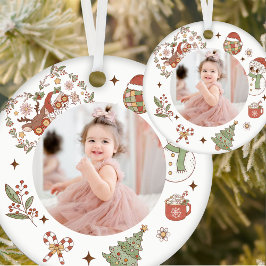 Groovy Niedlich Santa Birthday Party Keramik Keramik Ornament