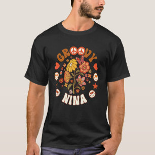 Groovy Nina Groovy Birthday Matching Birthday Pa T-Shirt