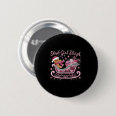 Groovy Nk Christmas Candy Sleigh Girl Gingerbread Button (Vorne & Hinten)